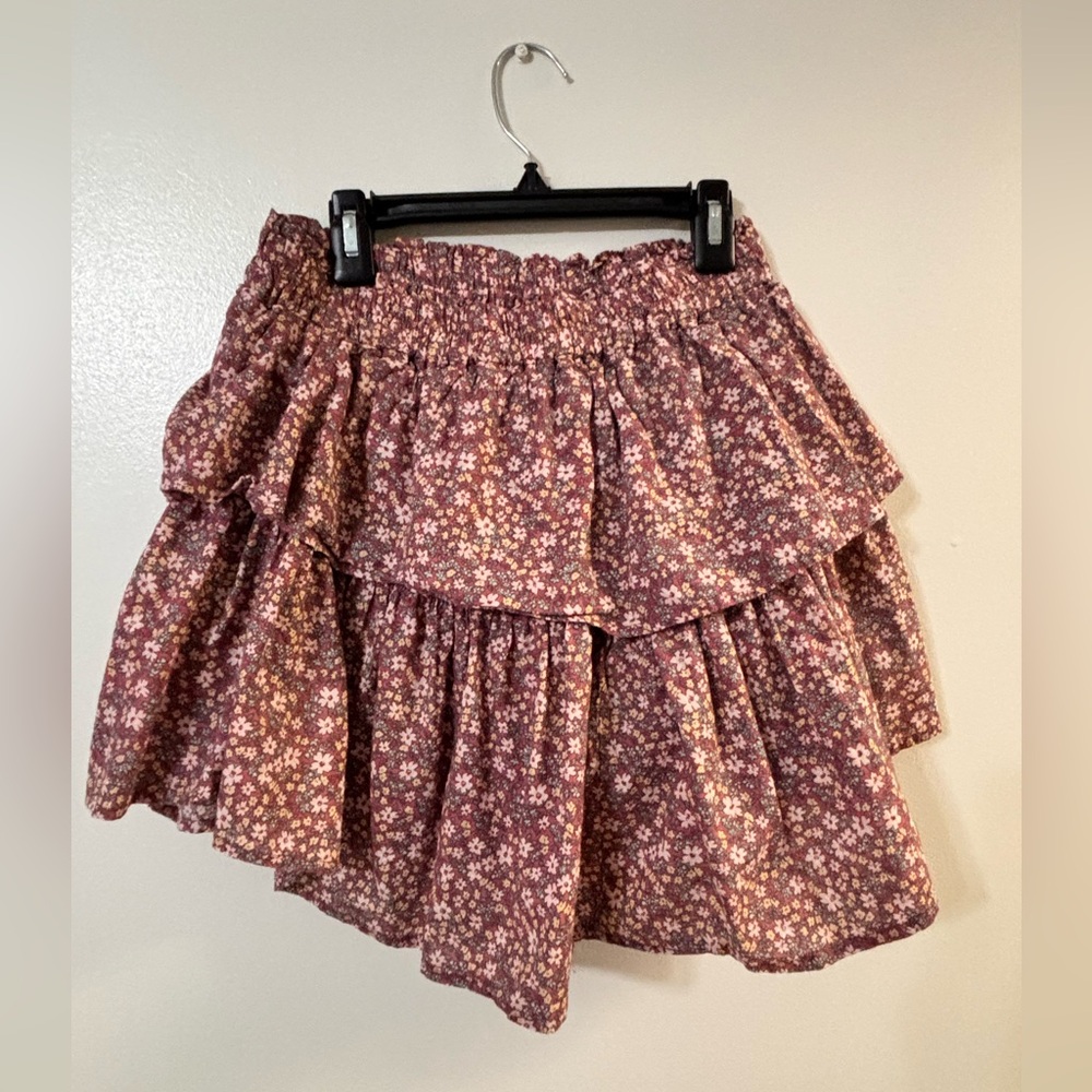Vanilla Star Floral Skirt